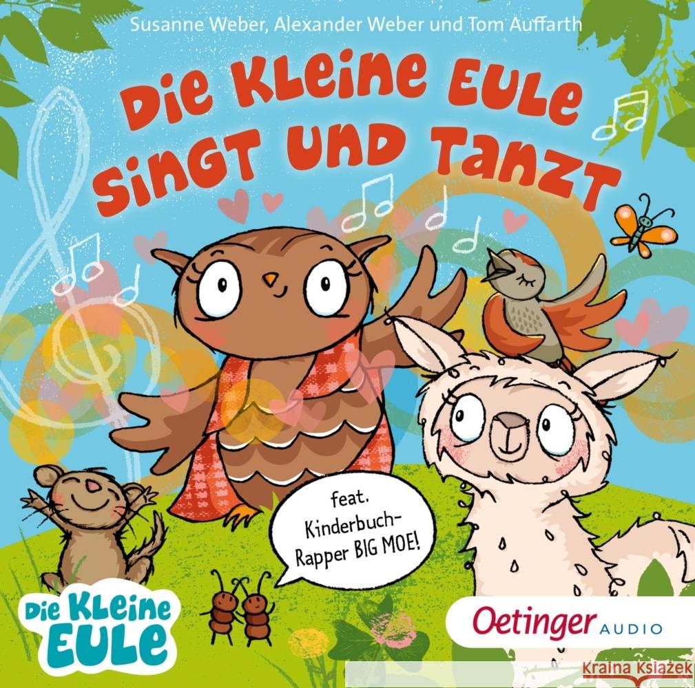 Die kleine Eule singt und tanzt, 1 Audio-CD Weber, Susanne 4260694140789 Oetinger Media - książka