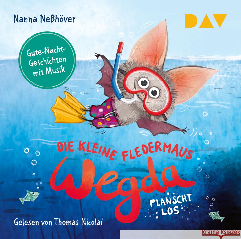 Die kleine Fledermaus Wegda - Teil 2: Wegda planscht los, 1 Audio-CD Neßhöver, Nanna 9783742426659 Der Audio Verlag, DAV - książka