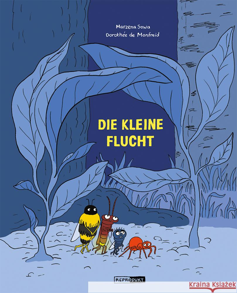 Die kleine Flucht Sowa, Marzena, Monfreid, Dorothée de 9783956404115 Reprodukt - książka