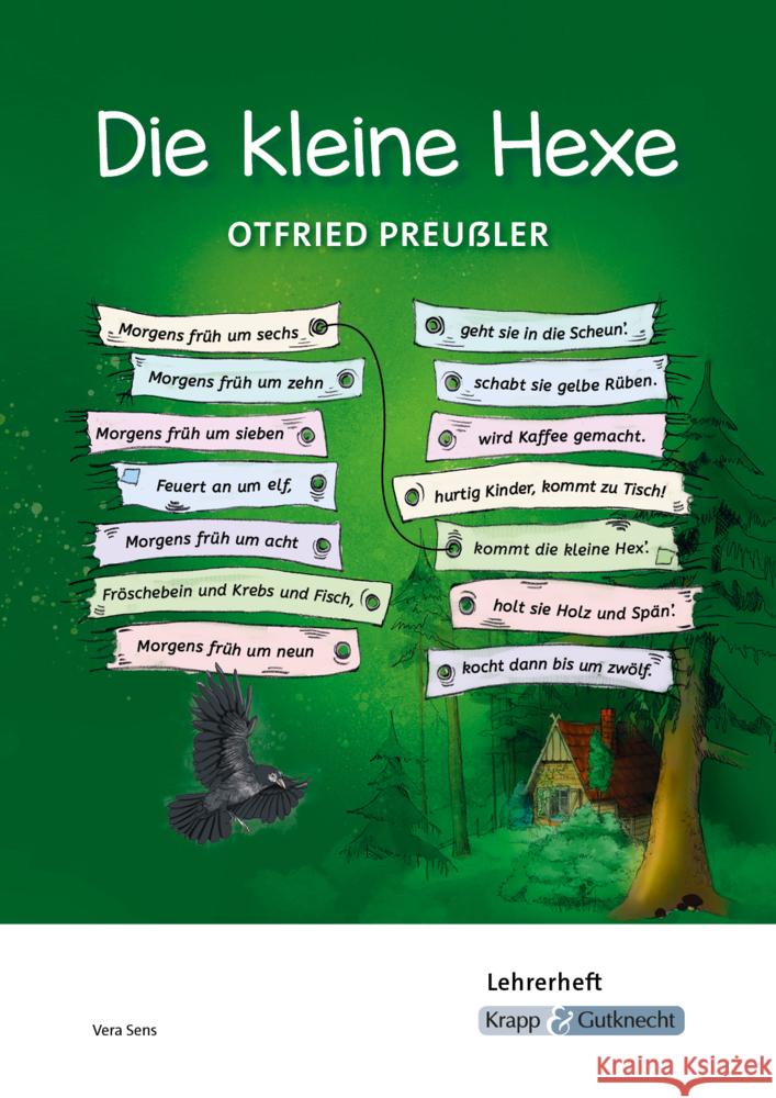 Die kleine Hexe - Otfried Preußler - Lehrerheft Sens, Vera 9783963234040 Krapp & Gutknecht - książka