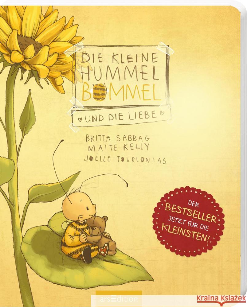 Die kleine Hummel Bommel und die Liebe (Pappbilderbuch) Sabbag, Britta, Kelly, Maite 9783845839141 ars edition - książka