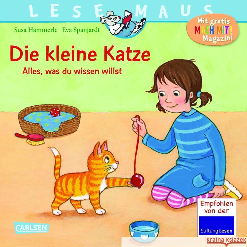 Die kleine Katze - alles, was du wissen willst Hämmerle, Susa 9783551080752 Carlsen - książka