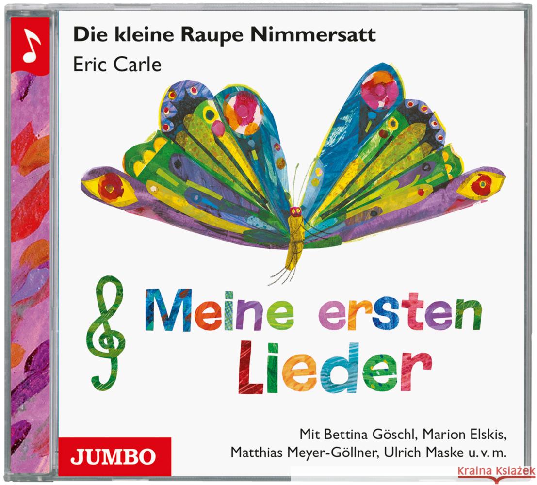 Die kleine Raupe Nimmersatt - Meine ersten Lieder CD, Audio-CD Carle, Eric 4250915935966 Gerstenberg Verlag - książka