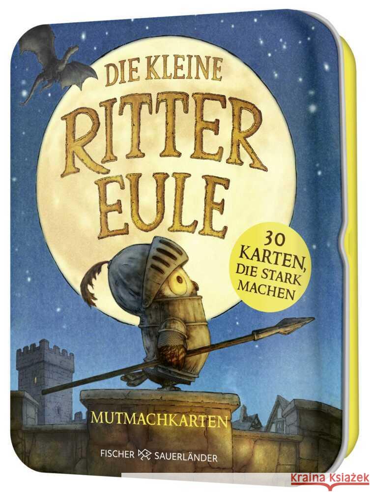 Die kleine Rittereule Mutmachkarten Denise, Christopher 9783737373654 FISCHER Sauerländer - książka