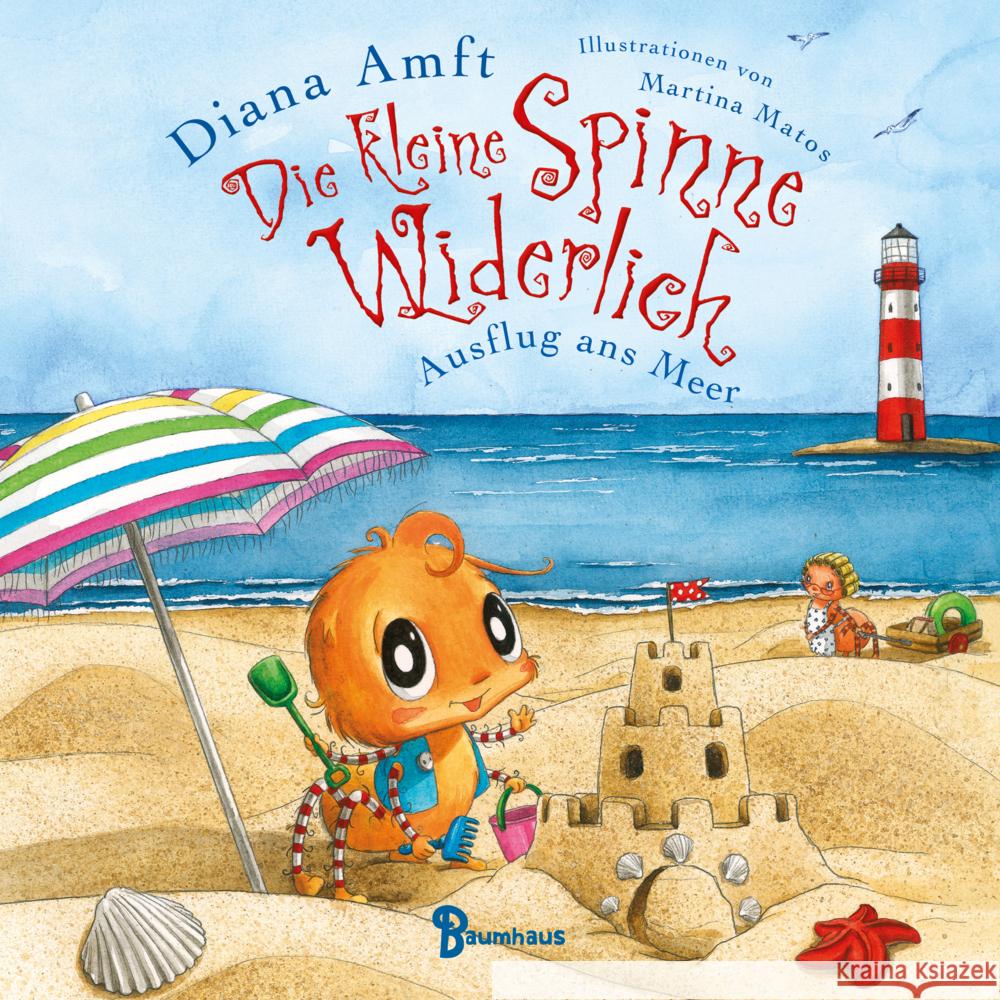 Die kleine Spinne Widerlich - Ausflug ans Meer (Pappbilderbuch) Amft, Diana 9783833907661 Baumhaus Medien - książka