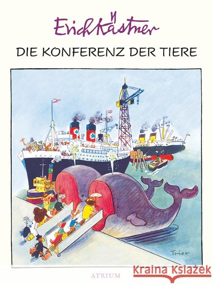 Die Konferenz der Tiere Kästner, Erich 9783855356751 Atrium Verlag - książka