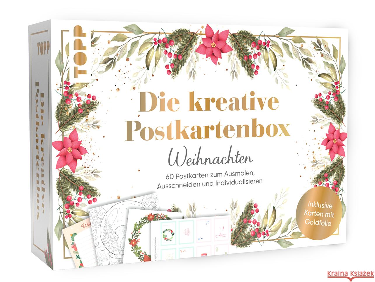 Die kreative Postkartenbox: Weihnachten. frechverlag 4007742185978 Frech - książka