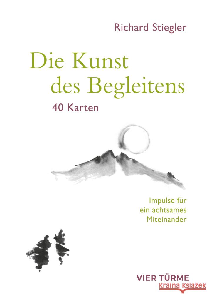 Die Kunst des Begleitens Stiegler, Richard 9783736506251 Vier Türme - książka