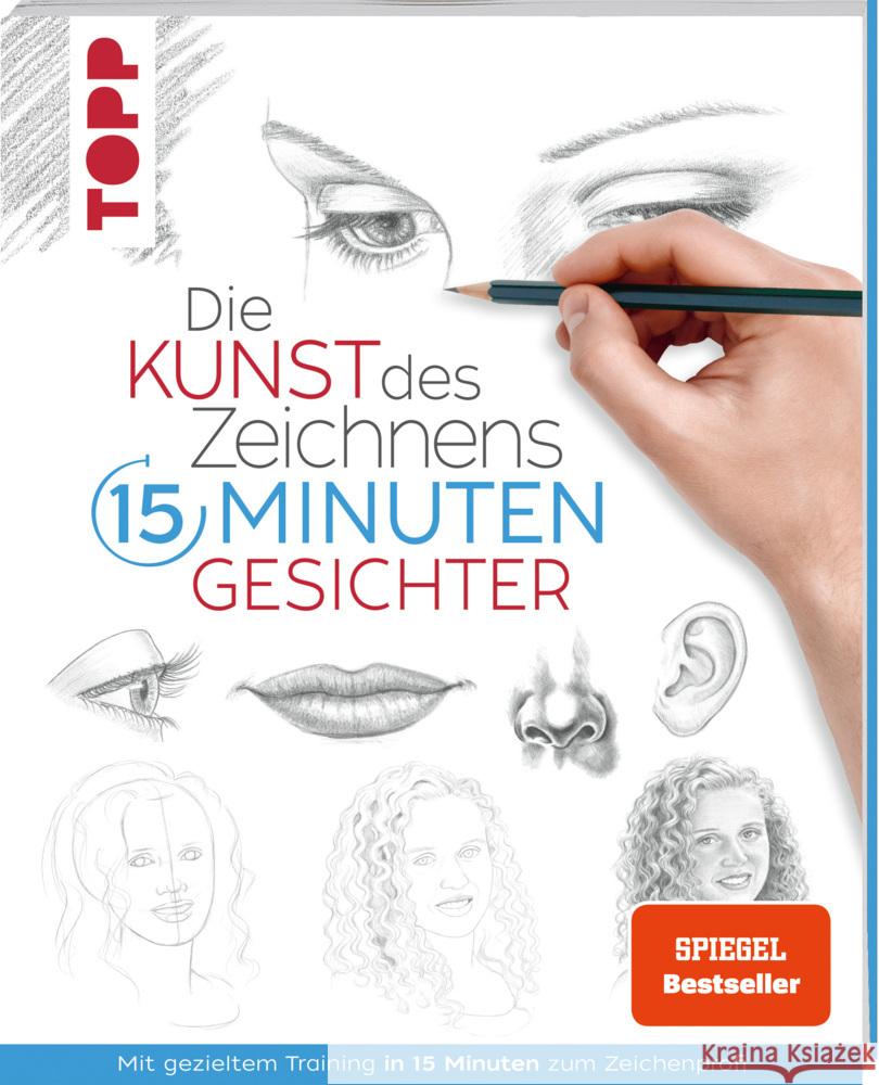 Die Kunst des Zeichnens 15 Minuten - Gesichter. SPIEGEL Bestseller  9783772447709 Frech - książka