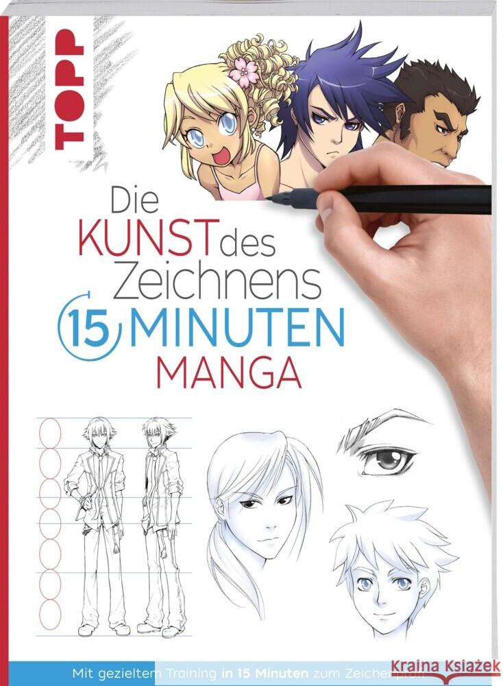 Die Kunst des Zeichnens 15 Minuten Manga  9783772447785 Frech - książka