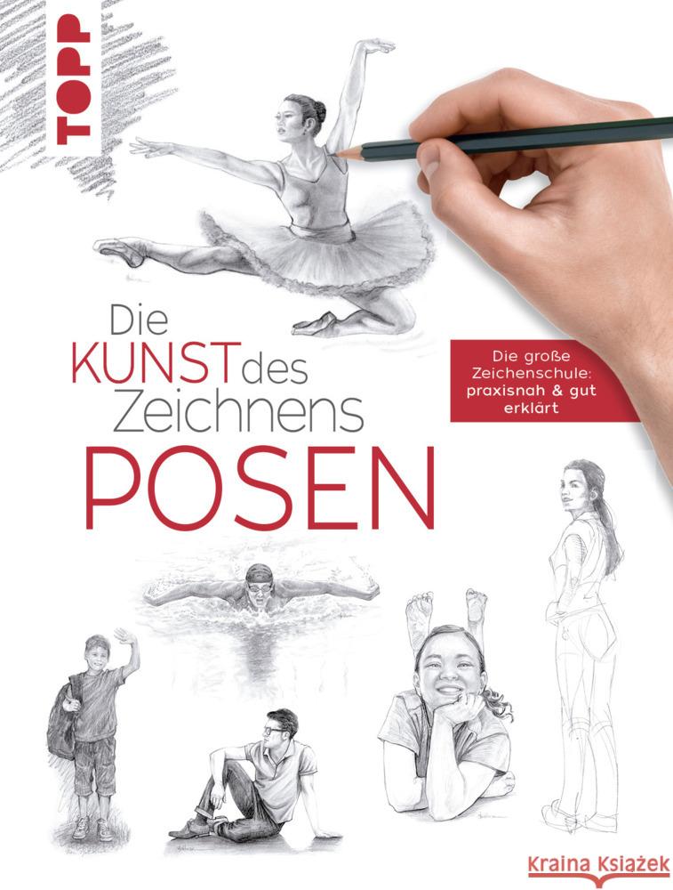 Die Kunst des Zeichnens - Posen Goldman, Stephanie, Goldman, Ken, Krabbe, Wiebke 9783735880451 Frech - książka