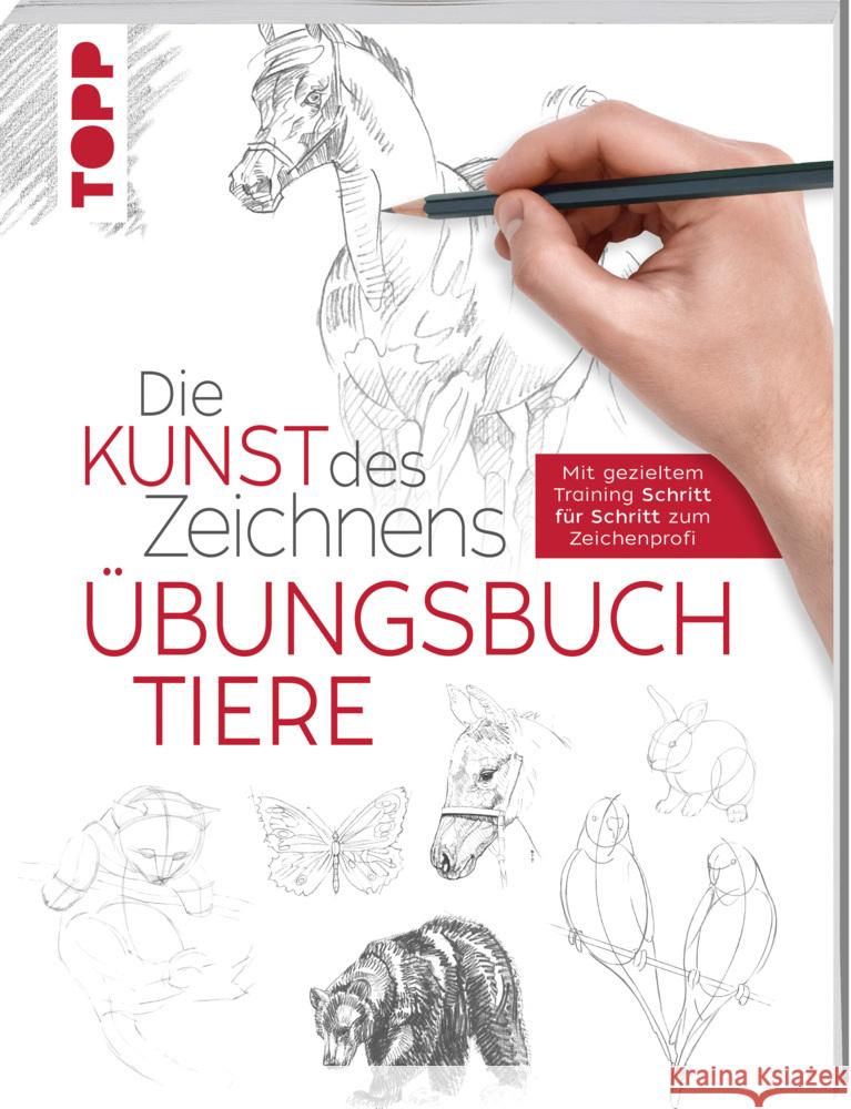 Die Kunst des Zeichnens - Tiere Übungsbuch  9783772447624 Frech - książka