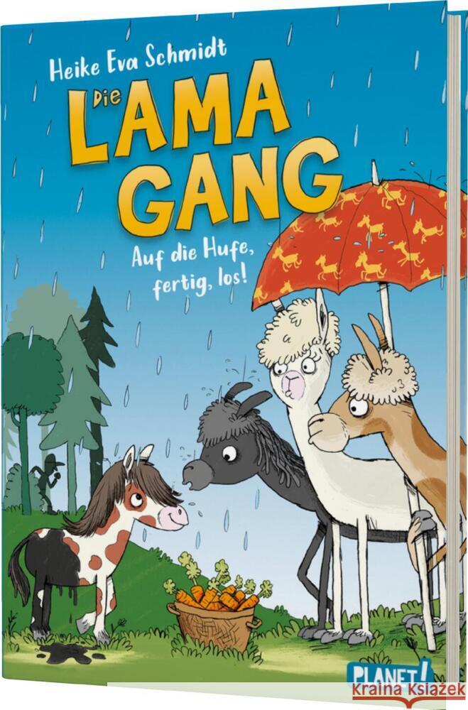 Die Lama-Gang. Mit Herz & Spucke 4: Auf die Hufe, fertig los! Schmidt, Heike Eva 9783522508056 Planet! in der Thienemann-Esslinger Verlag Gm - książka