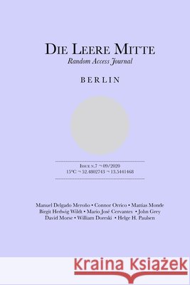 Die Leere Mitte: Issue 7 - 2020 Various Artists 9798677788079 Independently Published - książka
