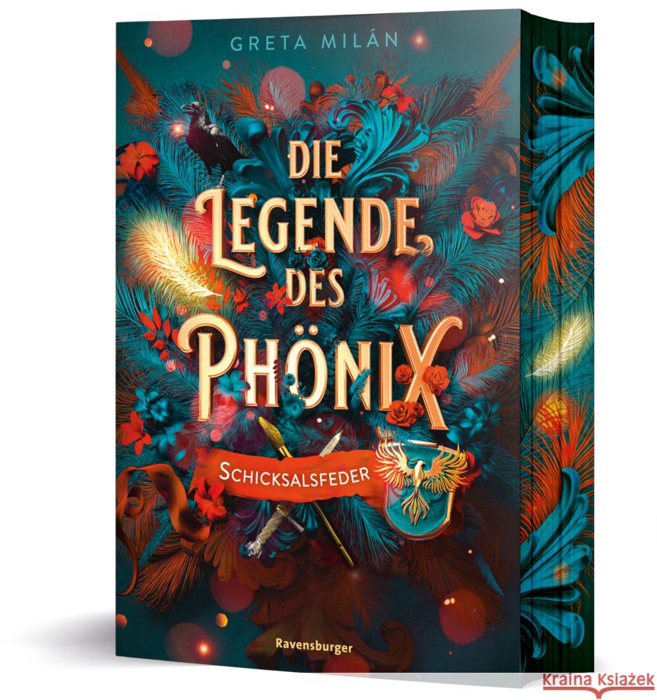 Die Legende des Phönix, Band 2: Schicksalsfeder Milán, Greta 9783473402298 Ravensburger Verlag - książka