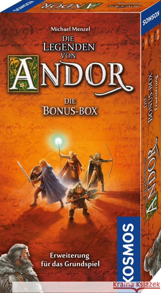 Die Legenden von Andor - Die Bonus-Box Menzel, Michael 4002051684358 Kosmos Spiele - książka