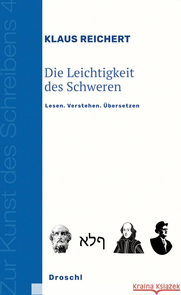 Die Leichtigkeit des Schweren Reichert, Klaus 9783990590751 Literaturverlag Droschl - książka