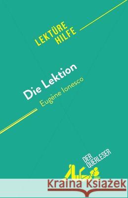 Die Lektion: von Eugene Ionesco Baptiste Frankinet   9782808698184 Derquerleser.de - książka