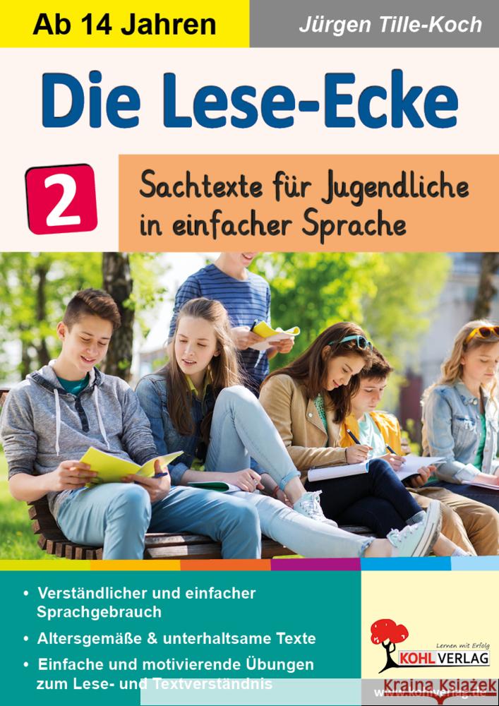 Die Lese-Ecke / Band 2 Tille-Koch, Jürgen 9783988411549 KOHL VERLAG Der Verlag mit dem Baum - książka