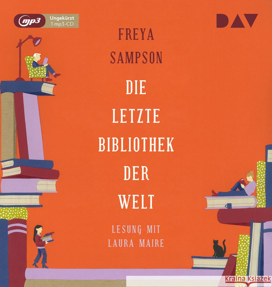 Die letzte Bibliothek der Welt, 1 Audio-CD, 1 MP3 Sampson, Freya 9783742421548 Der Audio Verlag, DAV - książka