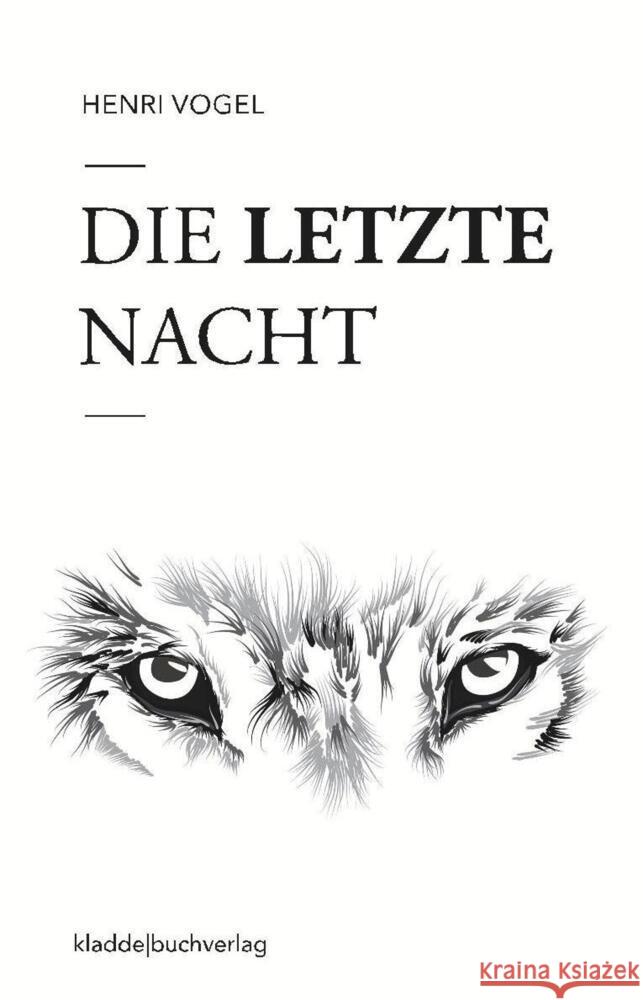 Die letzte Nacht : Weiß Vogel, Henri 9783945431320 Kladde - książka