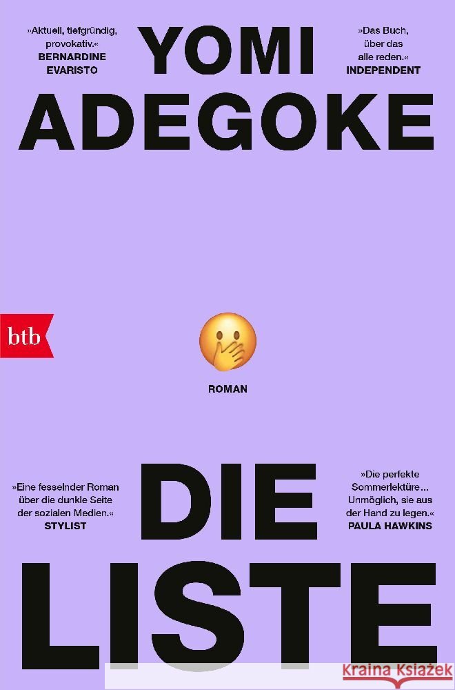 Die Liste Adegoke, Yomi 9783442774609 btb - książka