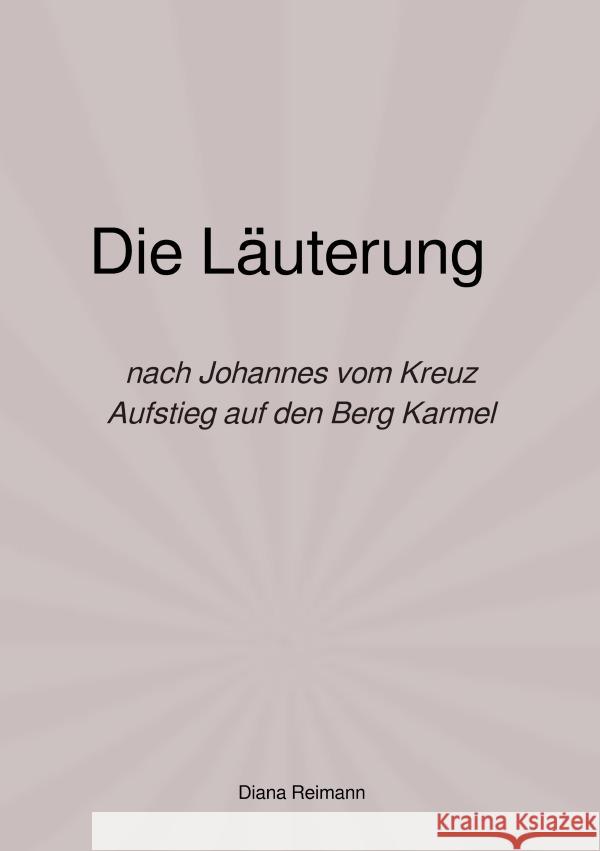 Die Läuterung Reimann, Diana 9783565031412 epubli - książka