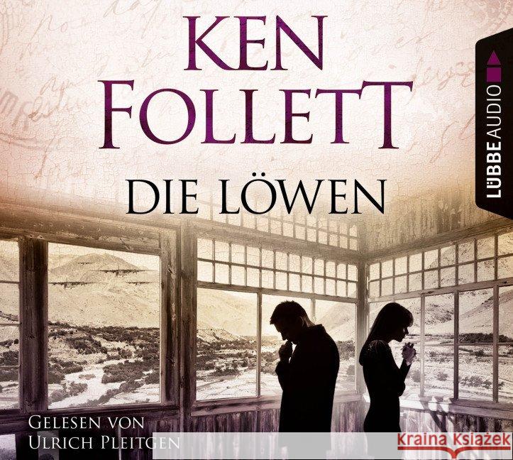 Die Löwen, 6 Audio-CDs : Roman. Gekürzte Ausgabe, Lesung Follett, Ken 9783785755105 Bastei Lübbe - książka