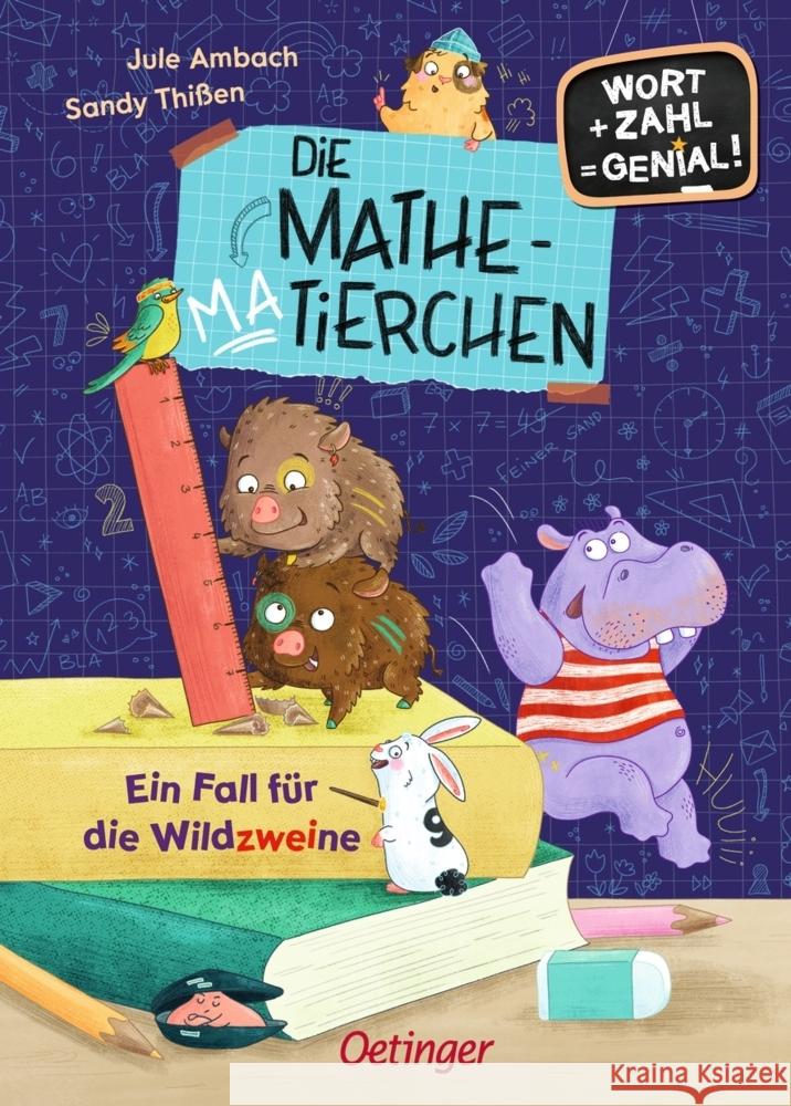 Die Mathematierchen. Ein Fall für die Wildzweine Ambach, Jule 9783751203012 Oetinger - książka