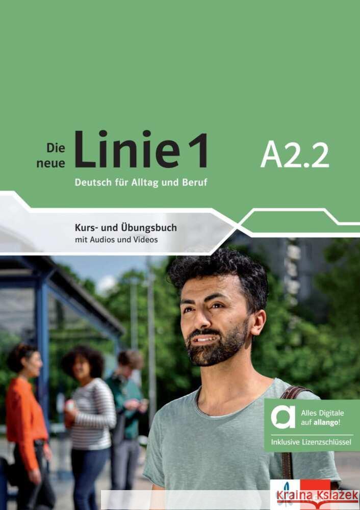 Die neue Linie 1 A2.2 - Hybride Ausgabe allango, m. 1 Beilage Hoffmann, Ludwig, Kaufmann, Susan, Moritz, Ulrike 9783126072465 Klett Sprachen - książka