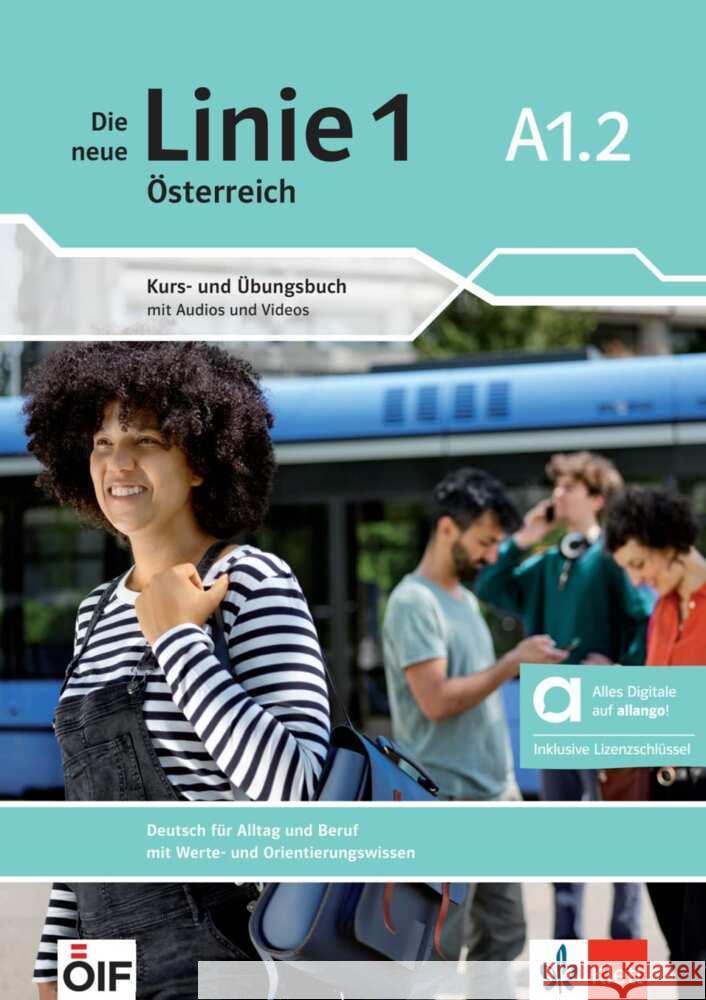 Die neue Linie 1 Österreich A1.2 - Hybride Ausgabe allango, m. 1 Beilage  9783126780162 Klett Sprachen GmbH - książka