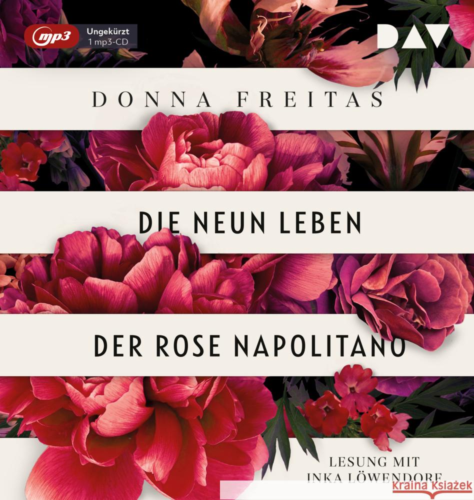 Die neun Leben der Rose Napolitano, 1 Audio-CD, 1 MP3 Freitas, Donna 9783742423818 Der Audio Verlag, DAV - książka