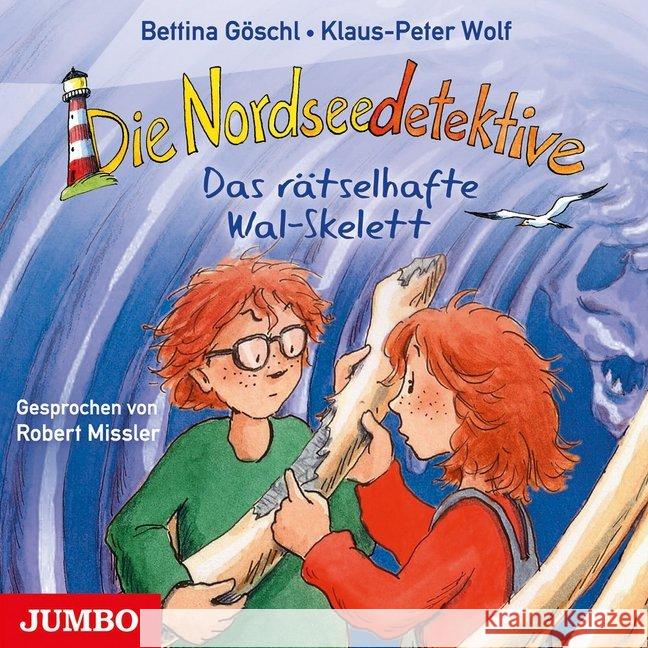 Die Nordseedetektive - Das rätselhafte Wal-Skelett, 1 Audio-CD : Lesung Göschl, Bettina; Wolf, Klaus-Peter 9783833735349 Jumbo Neue Medien - książka