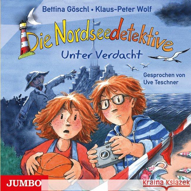 Die Nordseedetektive - Unter Verdacht, 1 Audio-CD : CD Standard Audio Format, Lesung Wolf, Klaus-Peter; Göschl, Bettina 9783833738951 Jumbo Neue Medien - książka