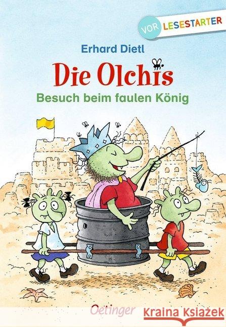 Die Olchis - Besuch beim faulen König Dietl, Erhard 9783789113604 Oetinger - książka