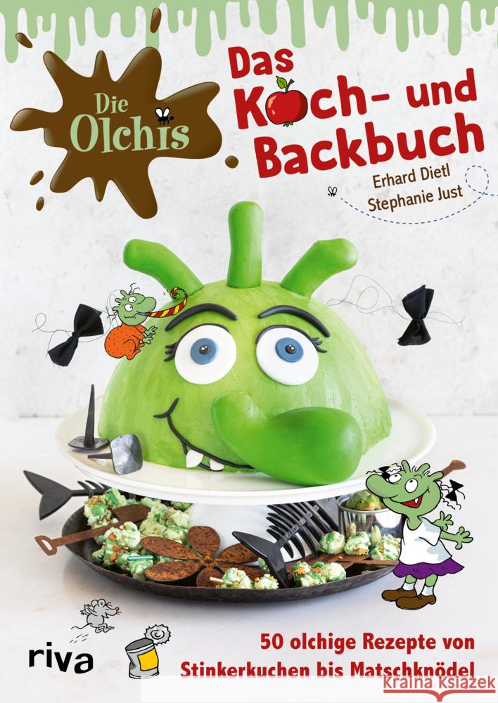 Die Olchis - Das Koch- und Backbuch Just, Stephanie 9783742324085 Riva - książka