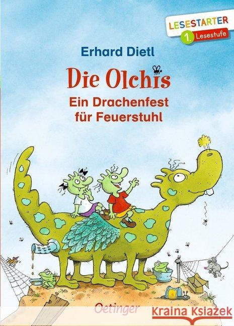 Die Olchis - Ein Drachenfest für Feuerstuhl : 1. Lesestufe Dietl, Erhard 9783789112805 Oetinger - książka