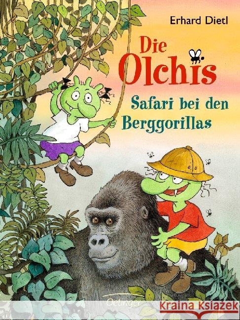 Die Olchis - Safari bei den Berggorillas Dietl, Erhard 9783789133817 Oetinger - książka