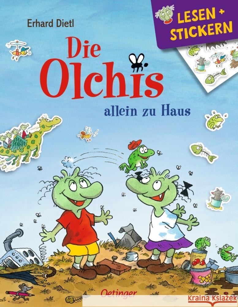 Die Olchis allein zu Haus Dietl, Erhard 9783751200455 Verlag Friedrich Oetinger GmbH - książka