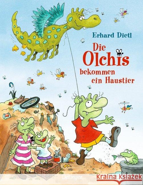 Die Olchis bekommen ein Haustier Dietl, Erhard 9783789104091 Oetinger - książka