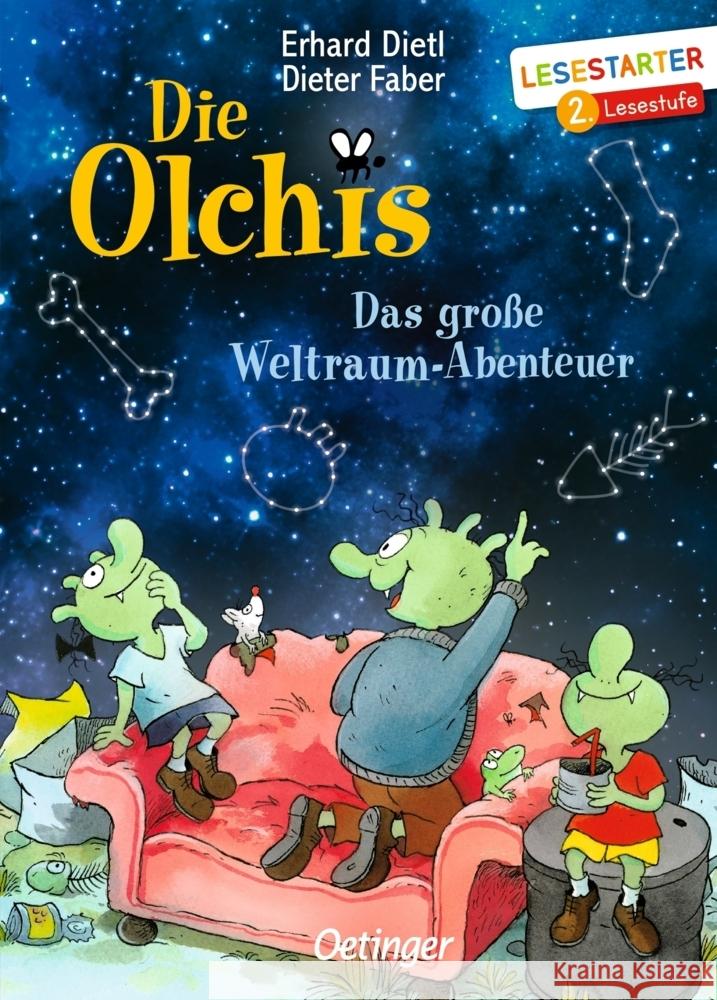 Die Olchis. Das große Weltraum-Abenteuer Faber, Dieter, Dieter Faber Musikproduktion, Dietl, Erhard 9783751206648 Oetinger - książka