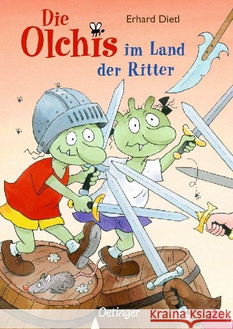 Die Olchis im Land der Ritter Dietl, Erhard 9783789121210 Oetinger - książka