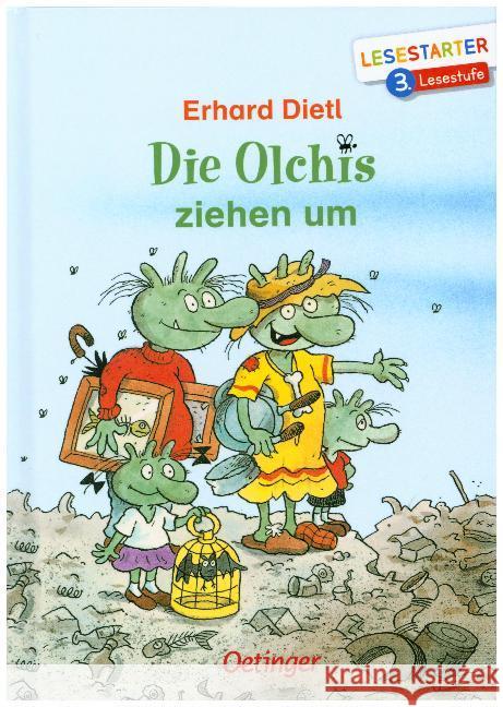 Die Olchis ziehen um : 3. Lesestufe Dietl, Erhard 9783789113895 Oetinger - książka