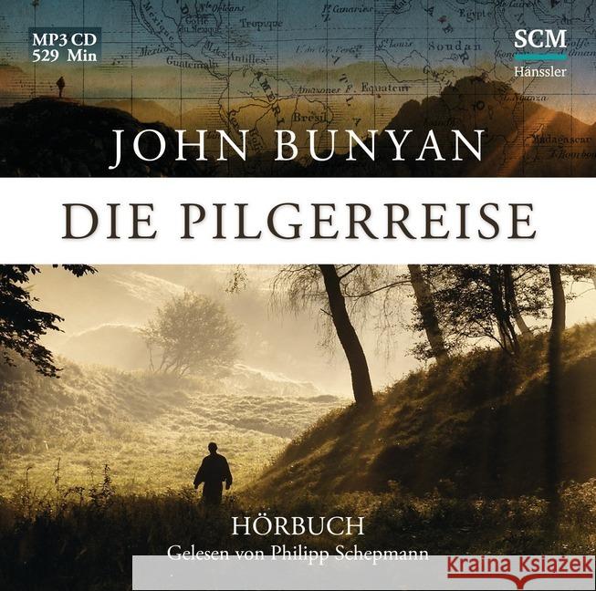 Die Pilgerreise, 1 MP3-CD : Hörbuch Bunyan, John 9783775155267 HÄNSSLER - książka