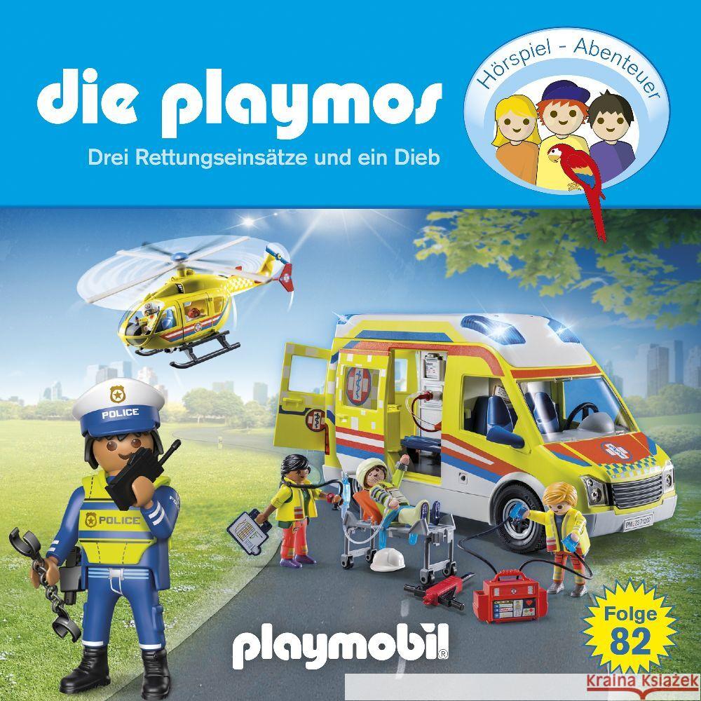 Die Playmos - Drei Rettungseinsätze und ein Dieb, 1 Audio-CD  4260229665169 Edel Music & Entertainment CD / DVD - książka