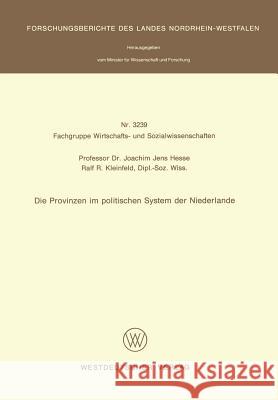 Die Provinzen Im Politischen System Der Niederlande Joachim Jen Joachim Jens Hesse 9783531032399 Vs Verlag Fur Sozialwissenschaften - książka