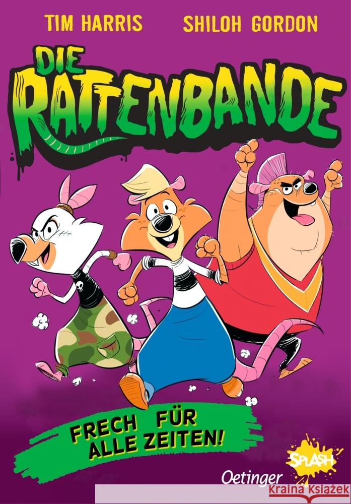 Die Rattenbande 1. Frech für alle Zeiten, 7 Teile Harris, Tim 9783751204897 Oetinger - książka