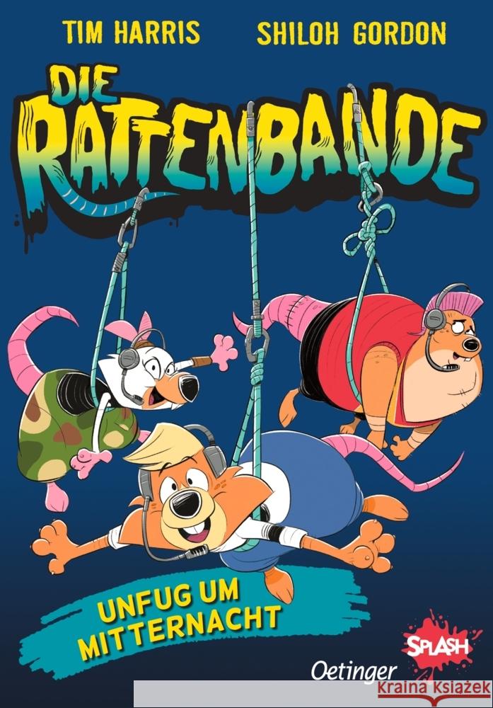 Die Rattenbande 2. Unfug um Mitternacht, 7 Teile Harris, Tim 9783751204903 Oetinger - książka