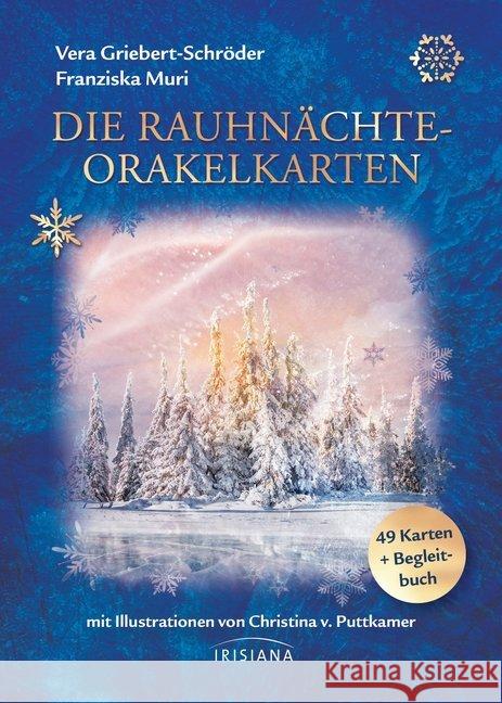 Die Rauhnächte-Orakelkarten, 49 Karten und Begleitbuch Griebert-Schröder, Vera; Muri, Franziska 9783424153682 Irisiana - książka