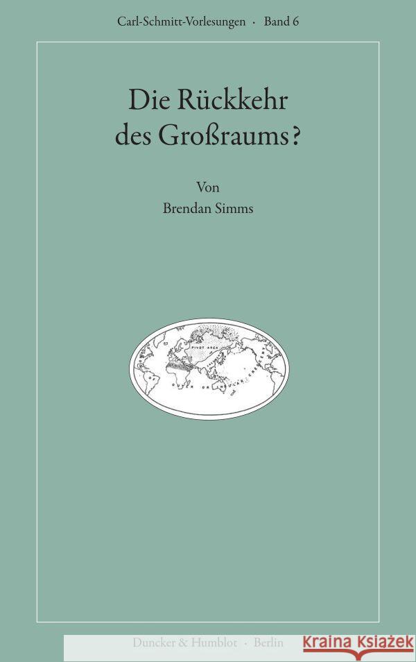 Die Rückkehr des Großraums? Simms, Brendan 9783428190225 Duncker & Humblot - książka